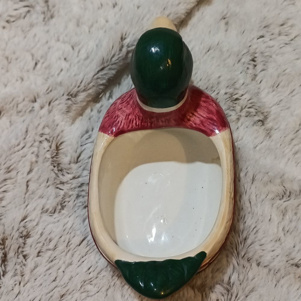 Soap dish , hand painted, duck - Picture 5 of 8